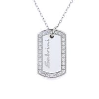 Collana Salvini Uomo Code in Oro bianco Diamante 20022891